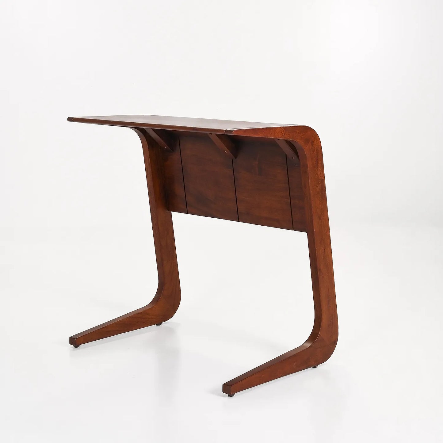 Student Wooden Utility Table (Light Walnut Finish)