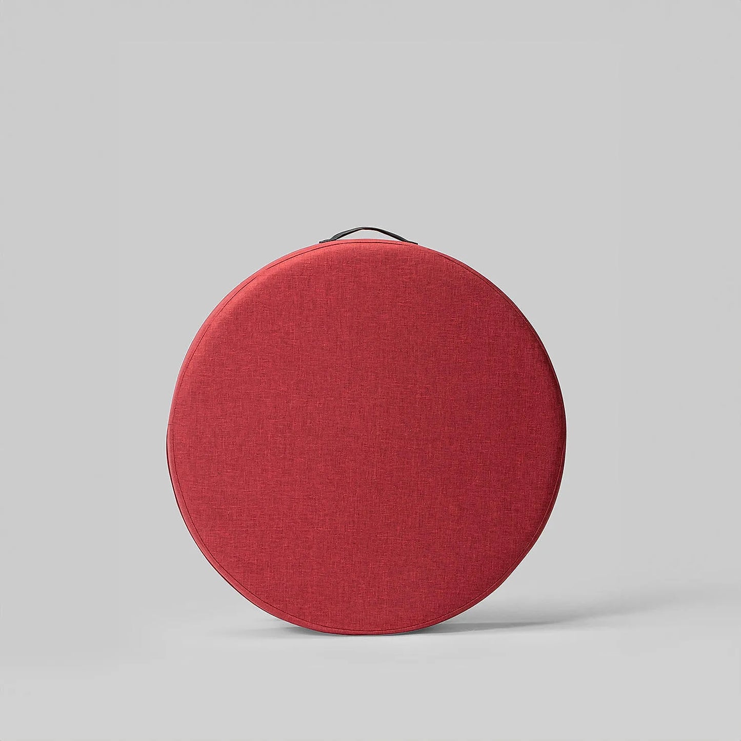 Crimson Floor Cushion (Linen, Red)