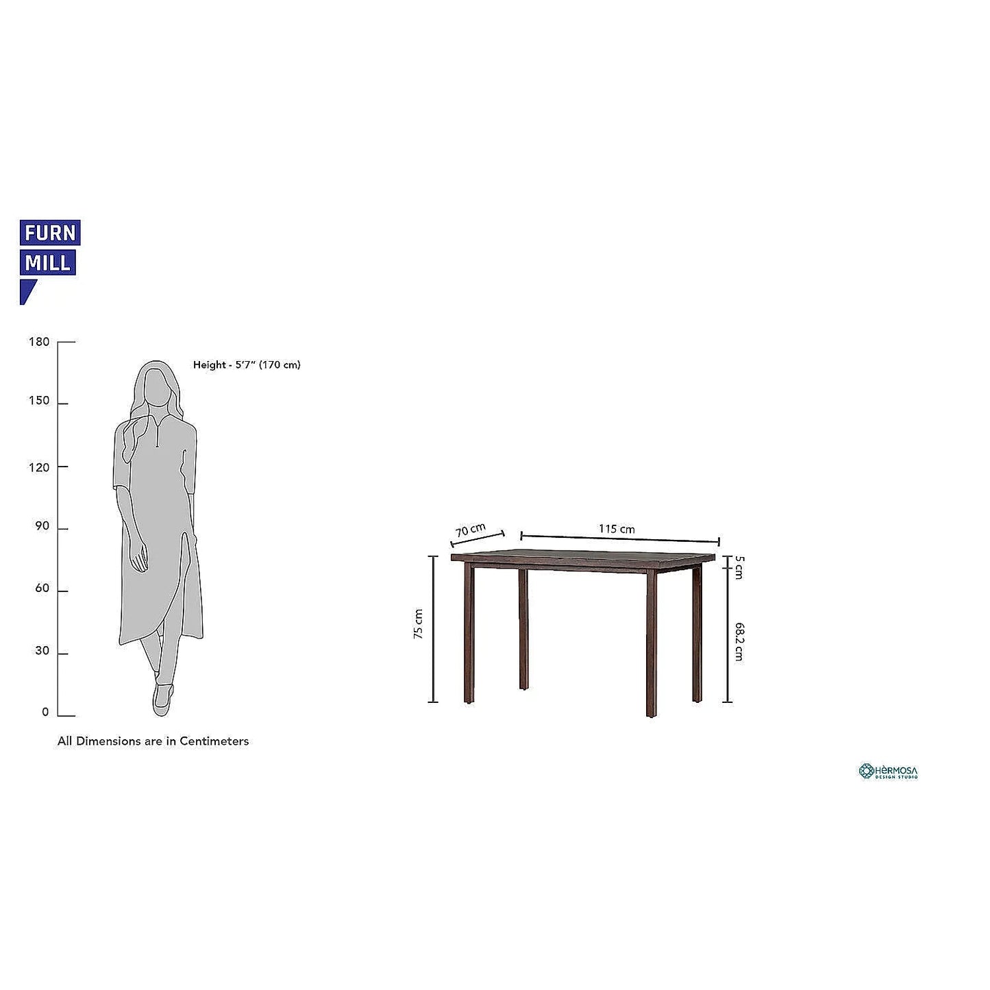 Orion Wooden Dining Table