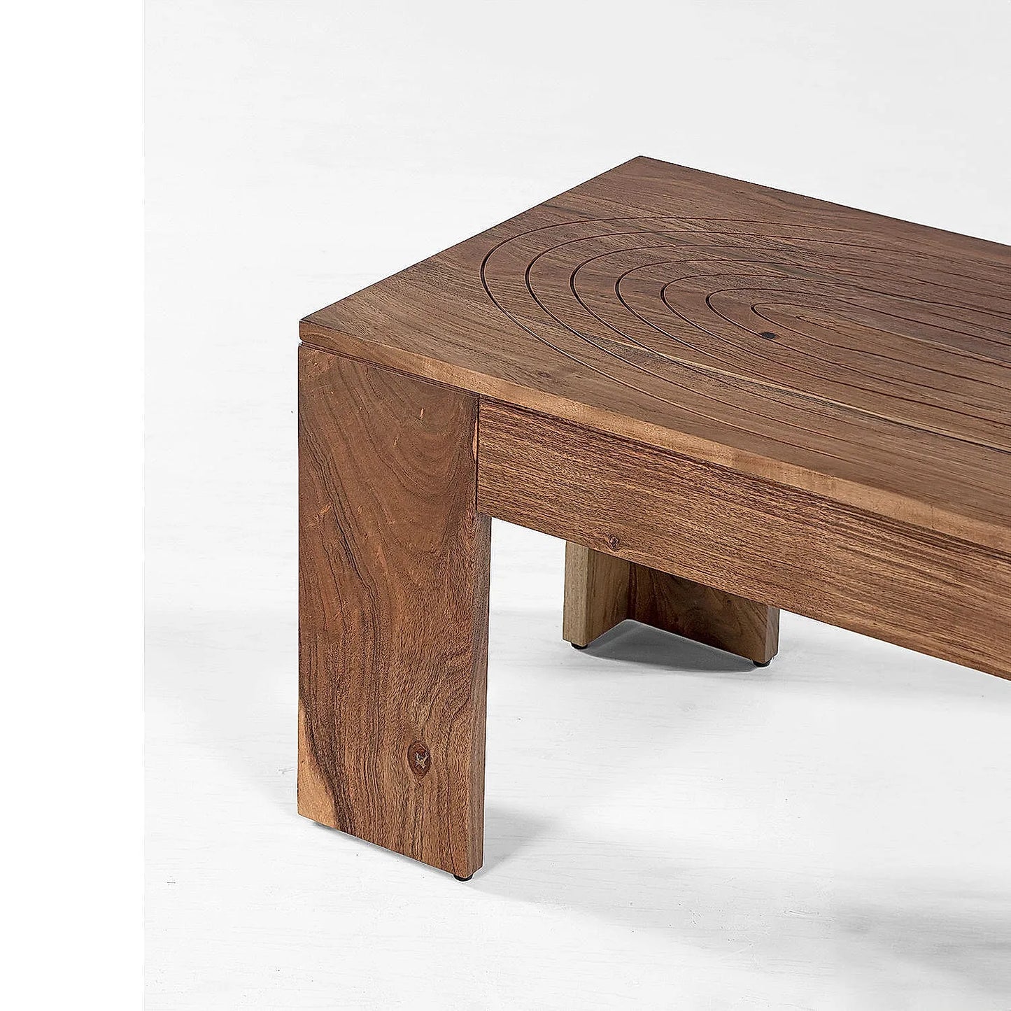 Claw Wooden Coffee Table in Natural Finish