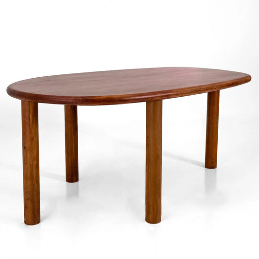 Melton Wooden 4 Seater Dining Table in Natural Finish