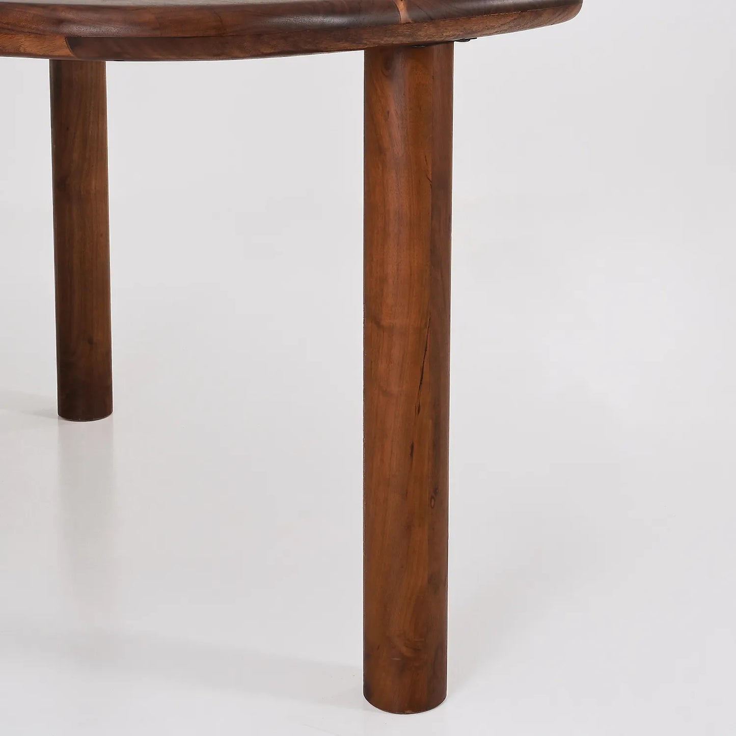 Melton Wooden 4 Seater Dining Table in Natural Finish