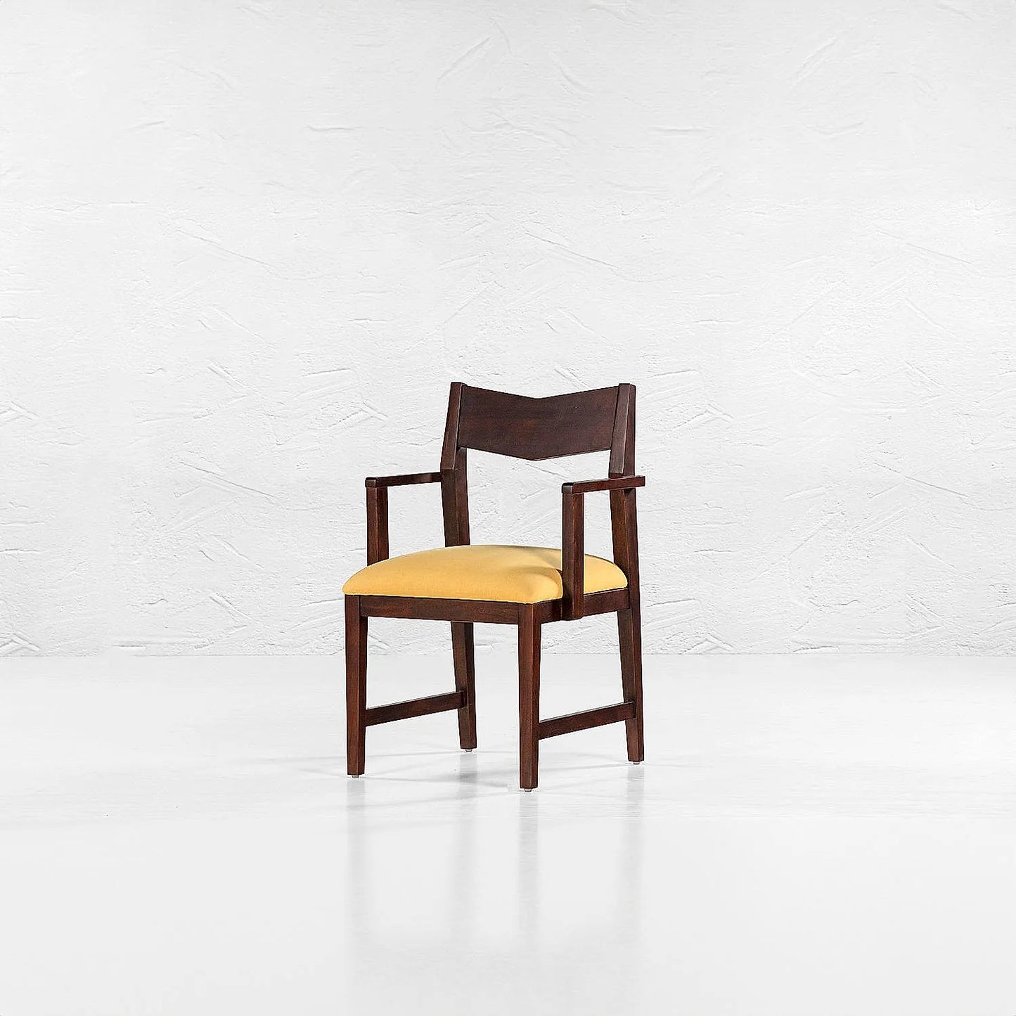 Newton Wooden Dining Chair - Set of 2 - Dark Walnut Finish