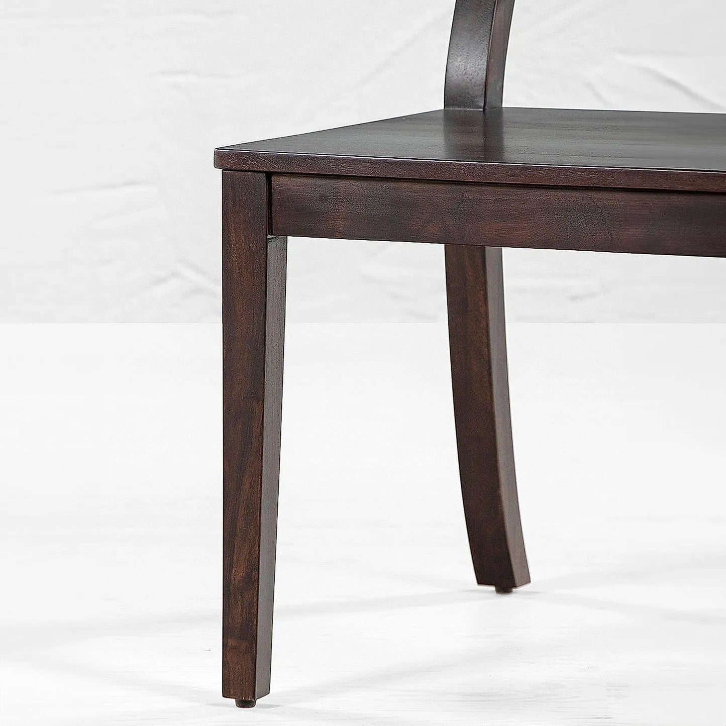 Bidford Wooden Dining Chair - Set of 2 - Dark Walnut Finish