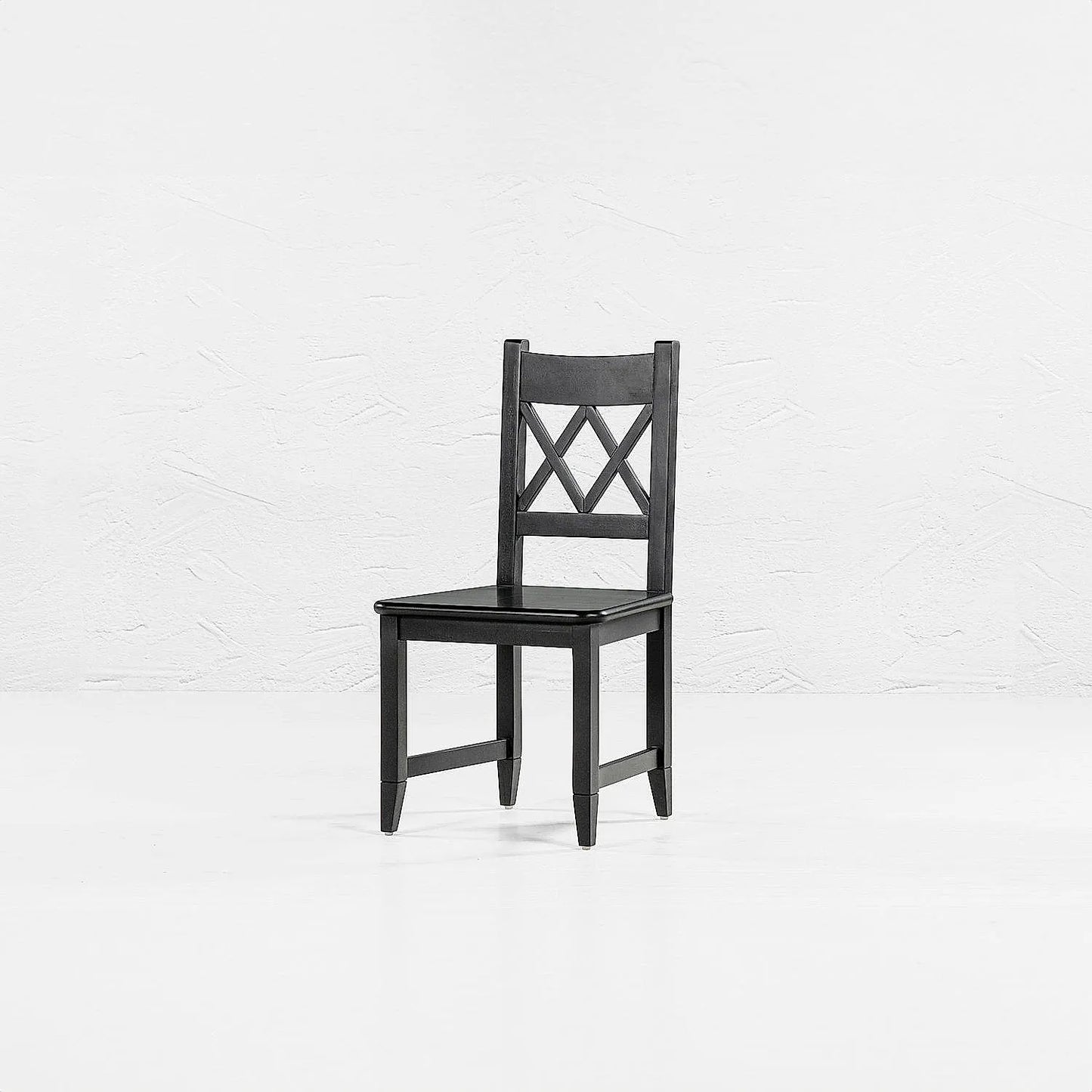 Diana Wooden Dining Chair - Set of 2 - Ebony Finish