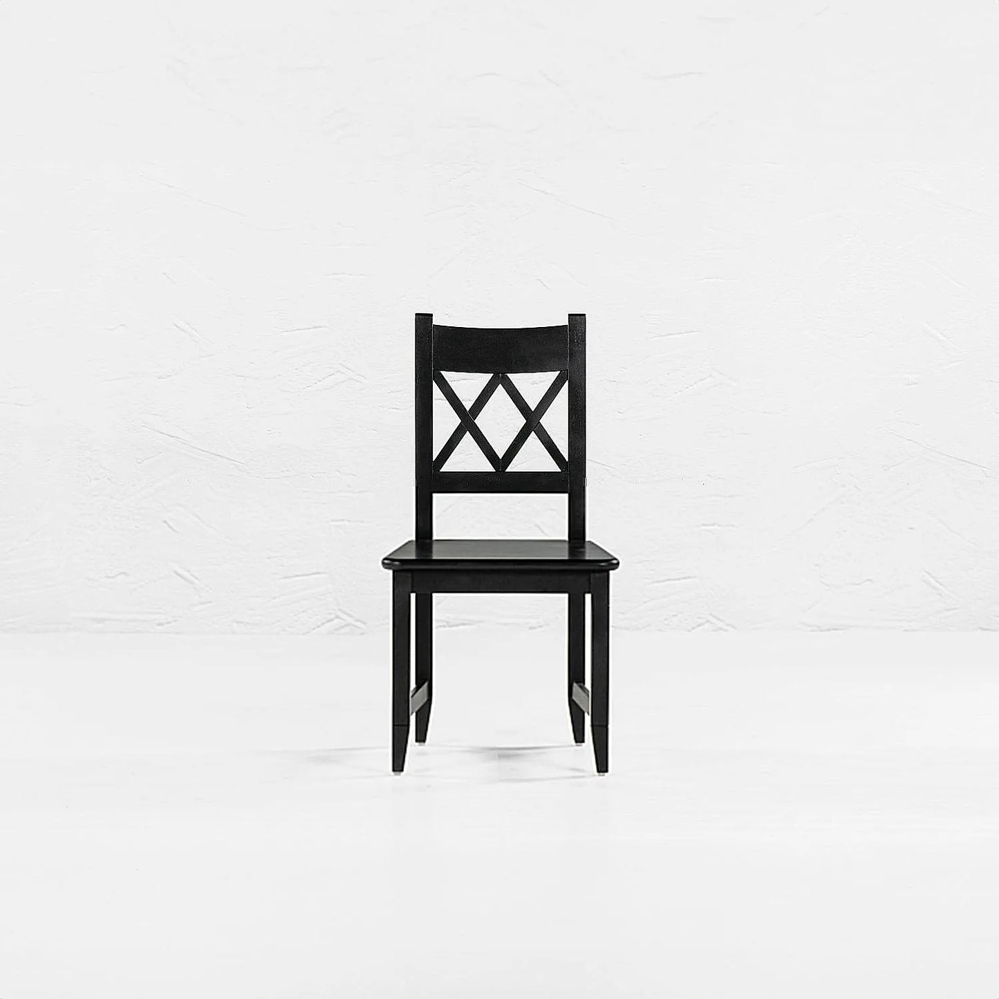 Diana Wooden Dining Chair - Set of 2 - Ebony Finish