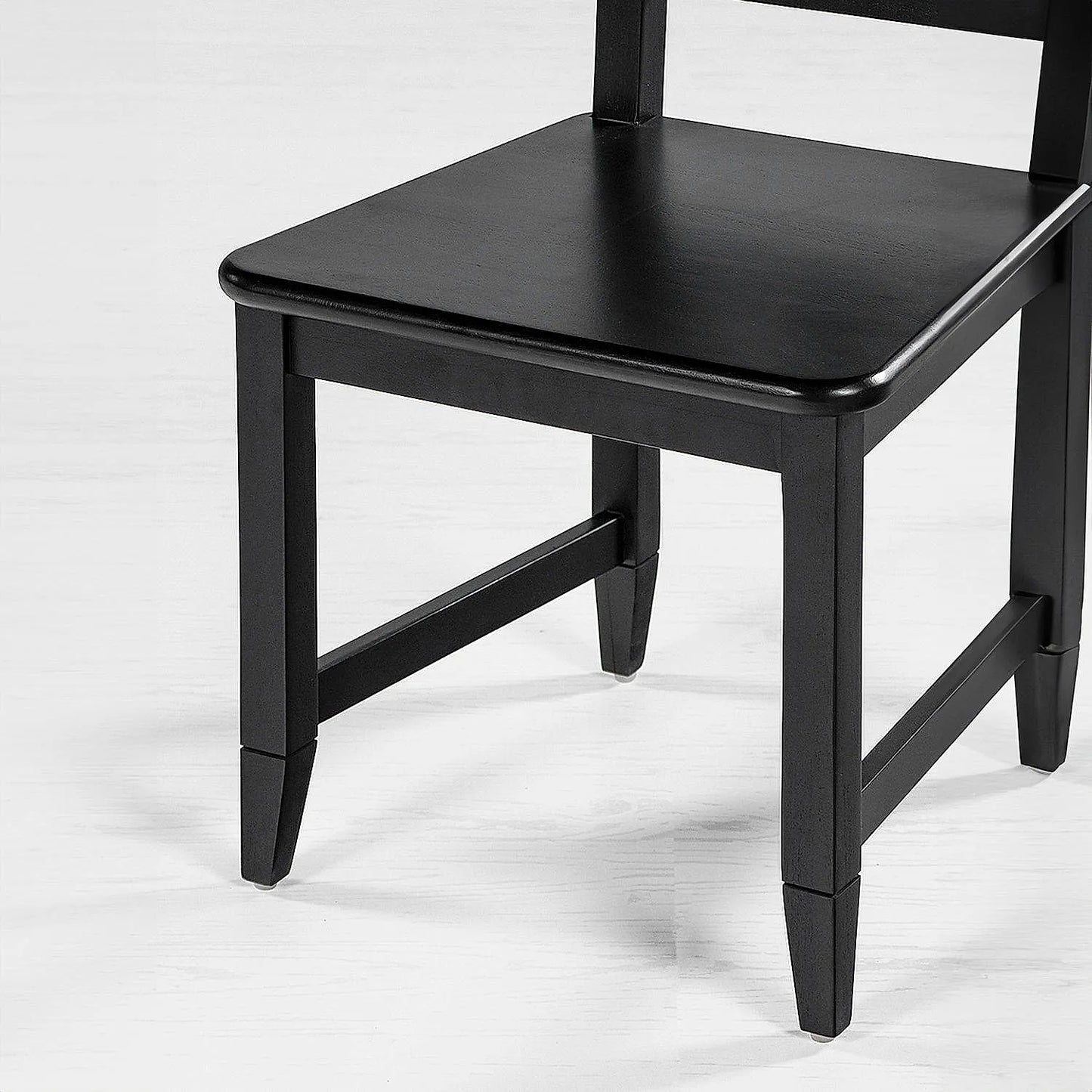 Diana Wooden Dining Chair - Set of 2 - Ebony Finish