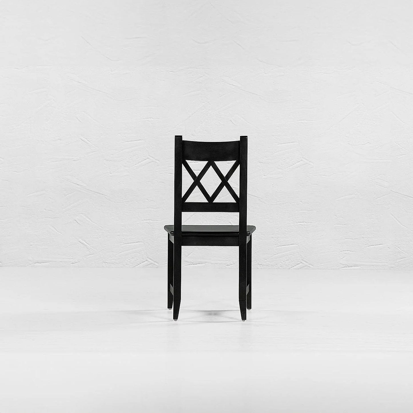 Diana Wooden Dining Chair - Set of 2 - Ebony Finish