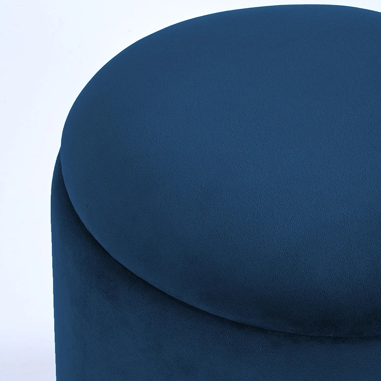 Luxor Storage Ottoman in Blue Color