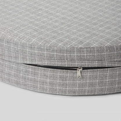 Pablo Floor Cushion (Cotton Blend, Grey)